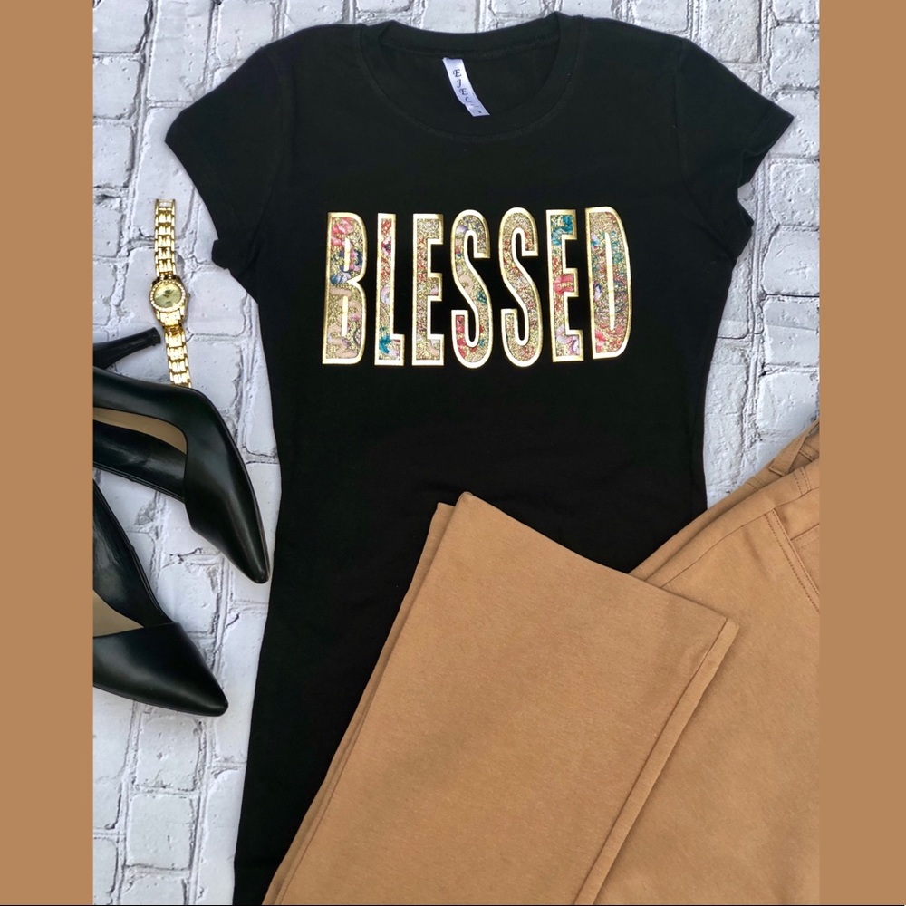 Beautiful Blessed Floral Shirt 🌸